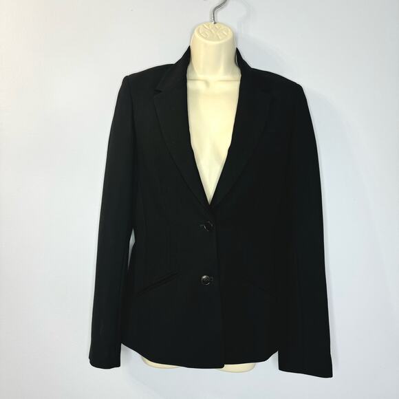 Alexander Wang Black Single Breasted Blazer Structure Wool Blend Women's 4 - Picture 5 of 10